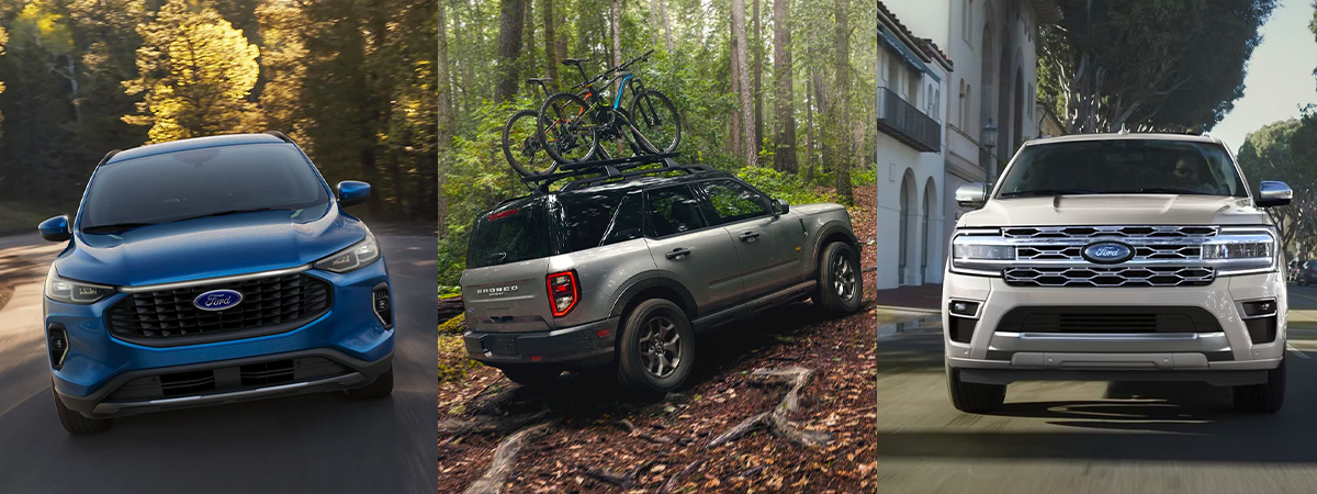 2023 Ford SUV Lineup Collage