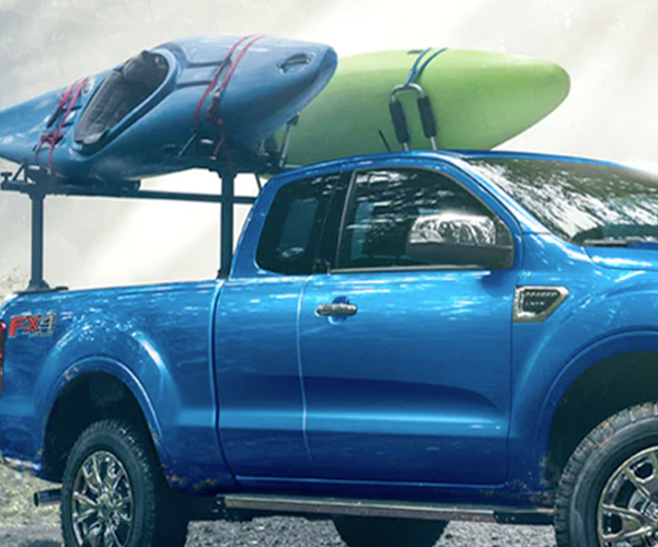 Ford truck bed accessories for carrying kyak
