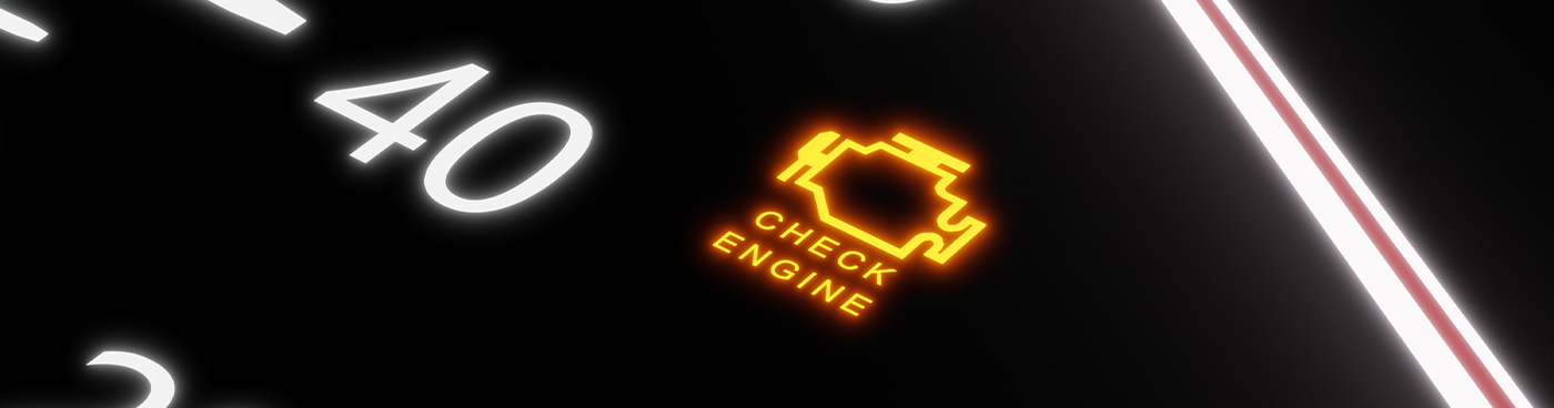 Check Engine Light on dashboard